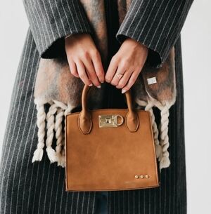 NWT Nixie Nubuck Small Tote Bag